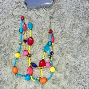 Two Ali Jules Necklaces Earring Costume Jewelry Not A Set But Beautiful New(252)